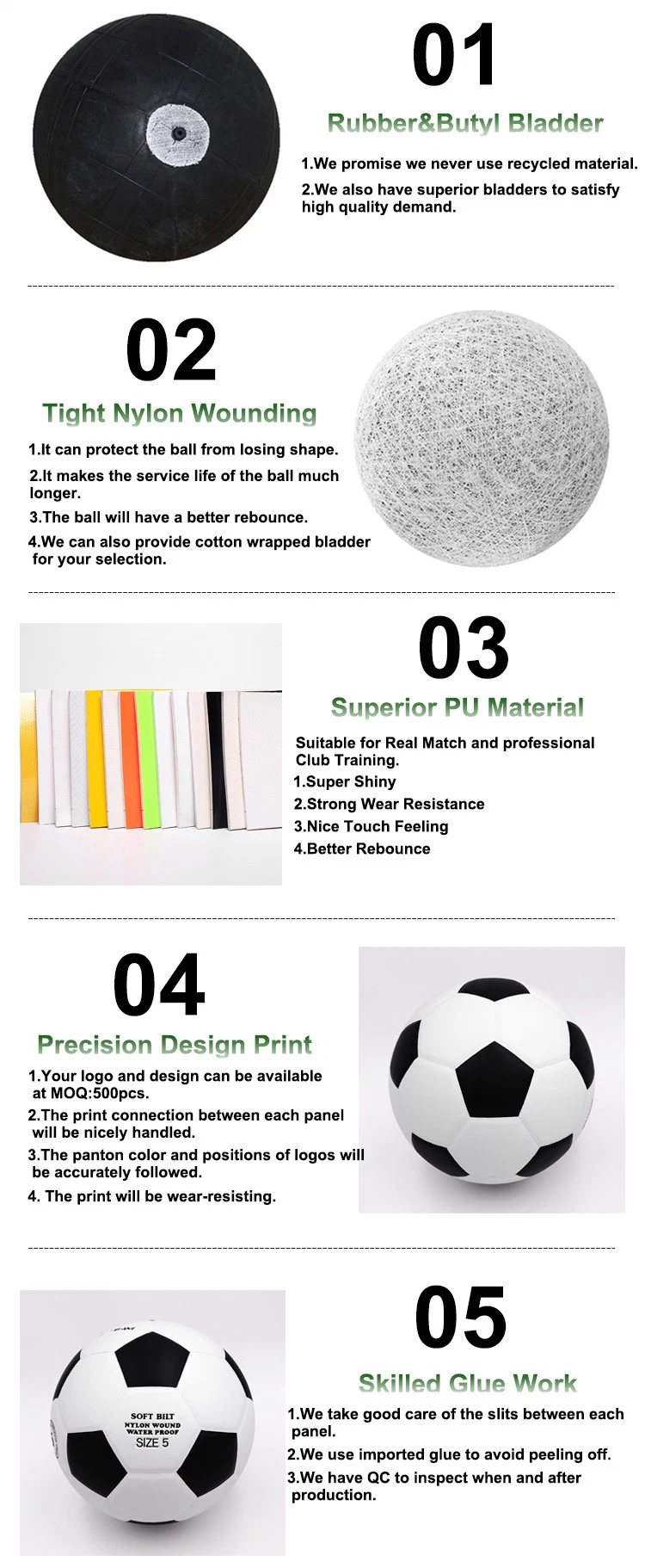 Classical Glue Water Laminated Training Soccer Ball
