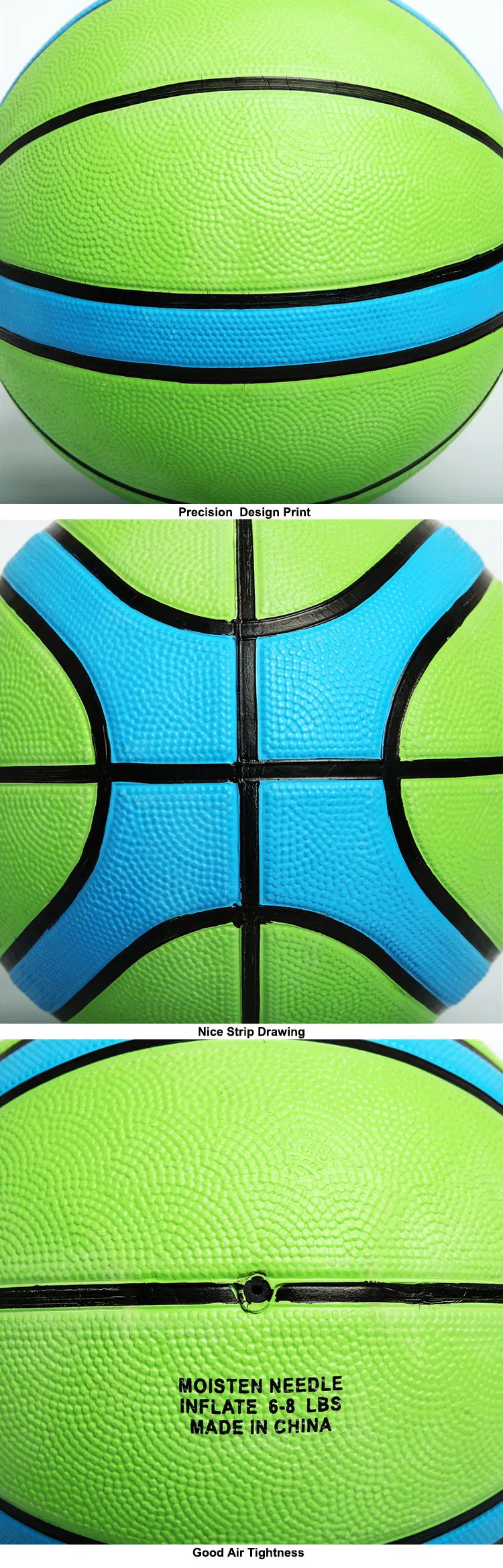 Cheap Ce Approved Rubber Basketball Manufacturers