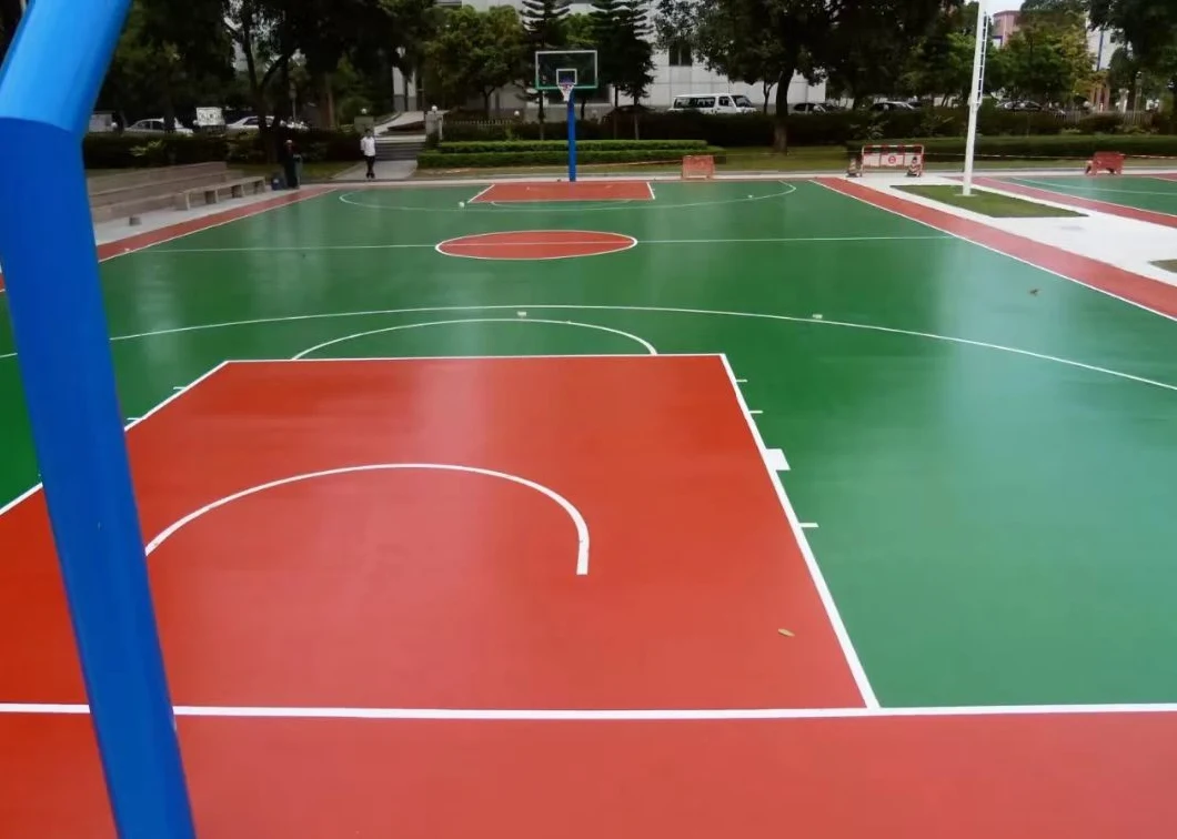 Stadium Silicon PU Acrylic Outdoor Ball Field Rubber Silicone PU Material Stadium Construction Outdoor Plastic Golf Course