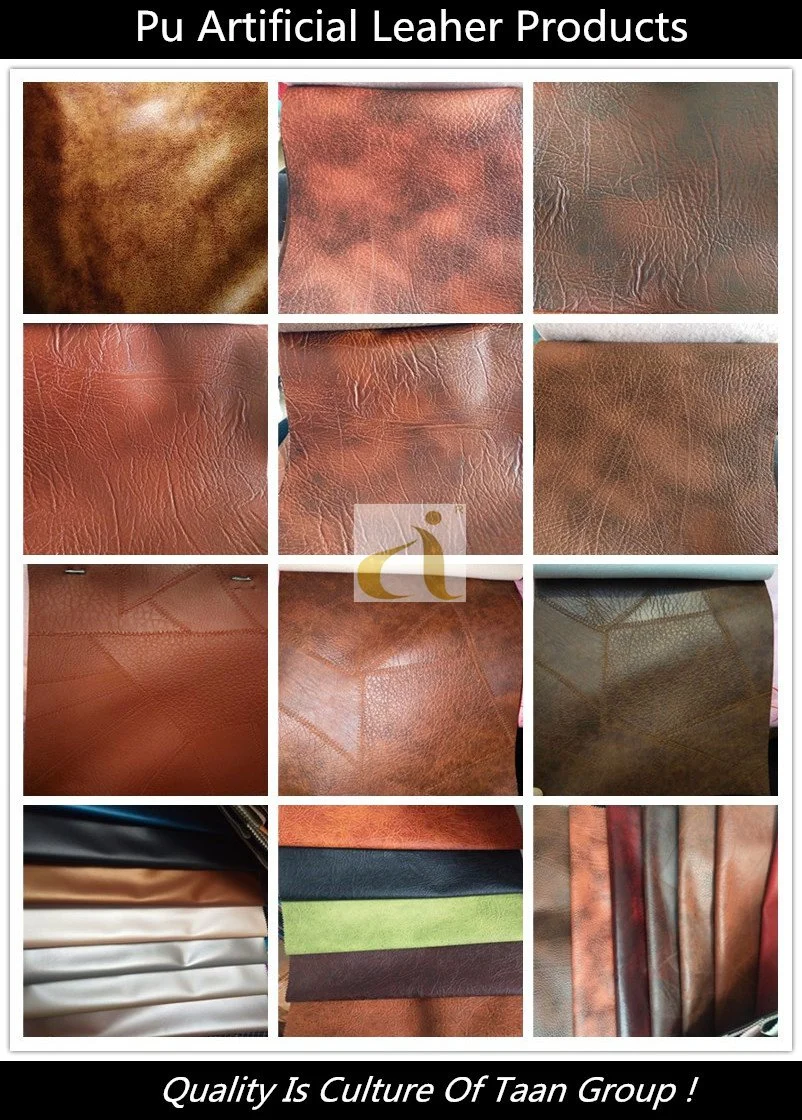PU PVC Embroidered Faux Leather for Making Car Seat Sofa Handbag Garment