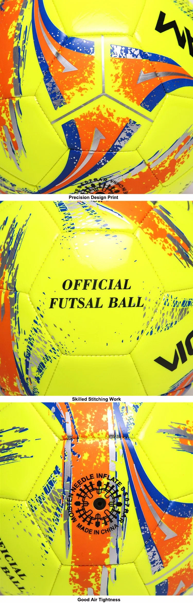 Cheap Vibrant Color Machine Stitched Futsal Ball