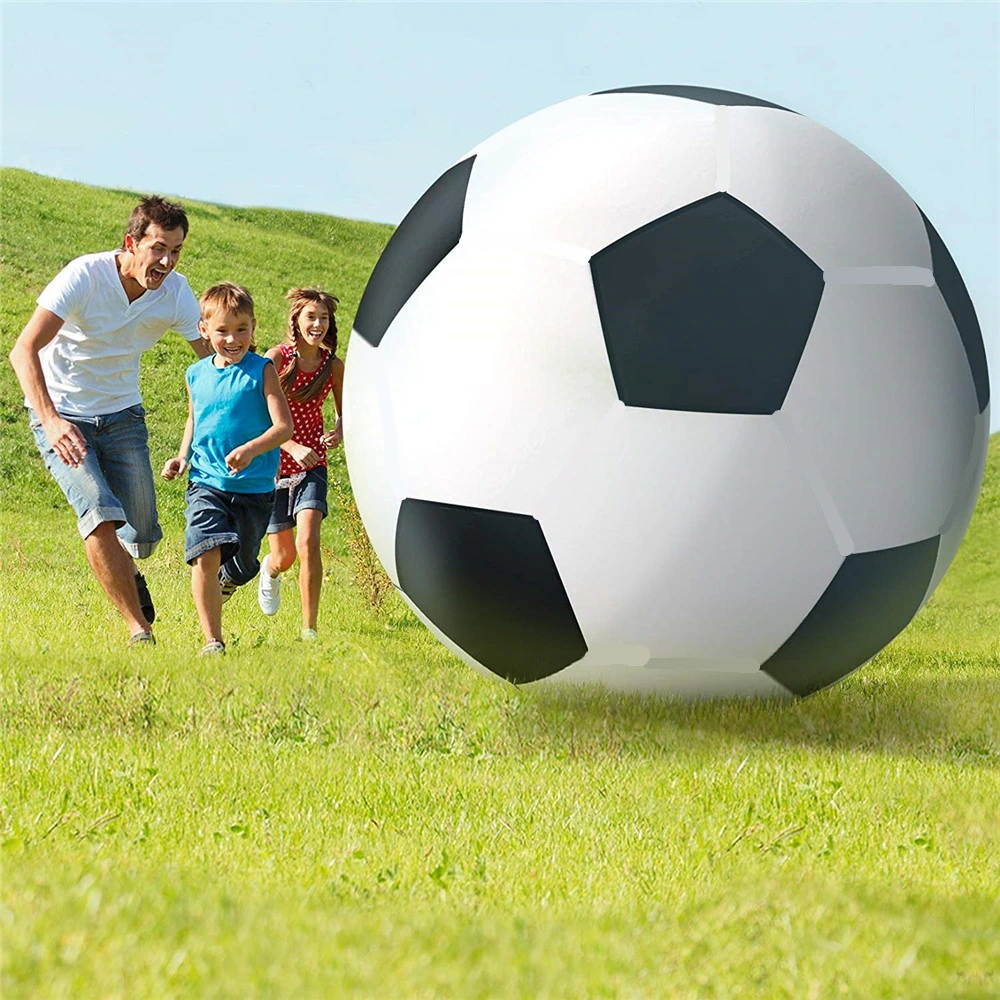 Thickened PVC Large Soccer Two-Color Water Ball Giant Inflatable Beachball Wyz15373