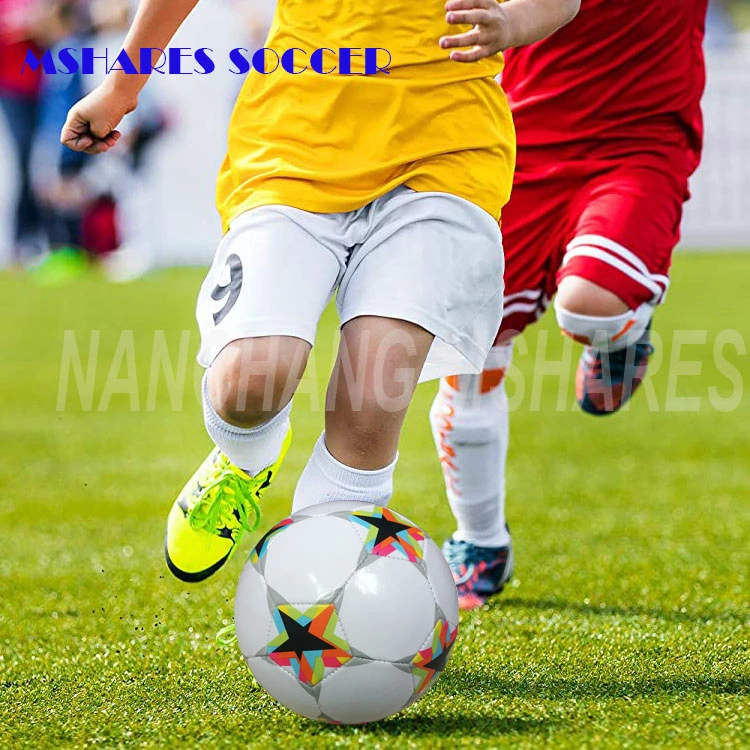 Size 5 Custom Logo Official PVC Soccer Ball