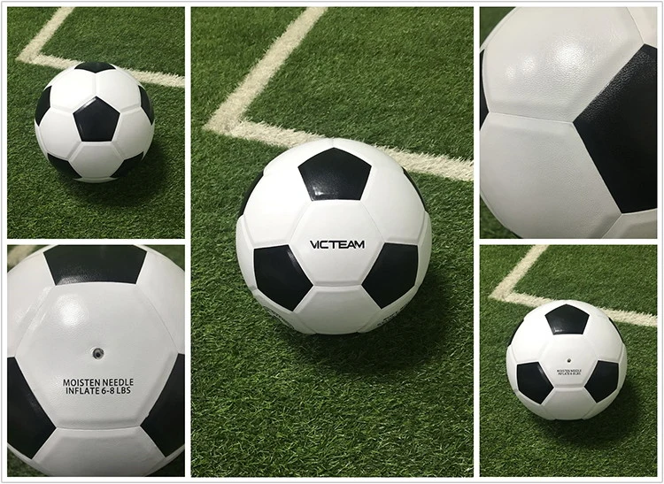 Official Size Lamination PU Cover Drill Soccer Ball
