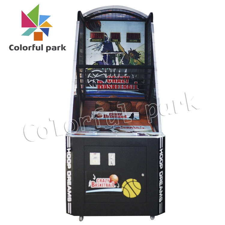 Colorful Park Coin Operated Basketball Game Machine Street Basketball Game Machine