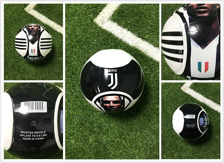 Unique 6 Panel Machine Stitched All Size Soccer Ball