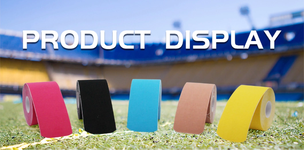 Waterproof and Sweatproof Cotton Outdoor Sport Kinesiology Tape Free Samples &amp; CE FDA Certified