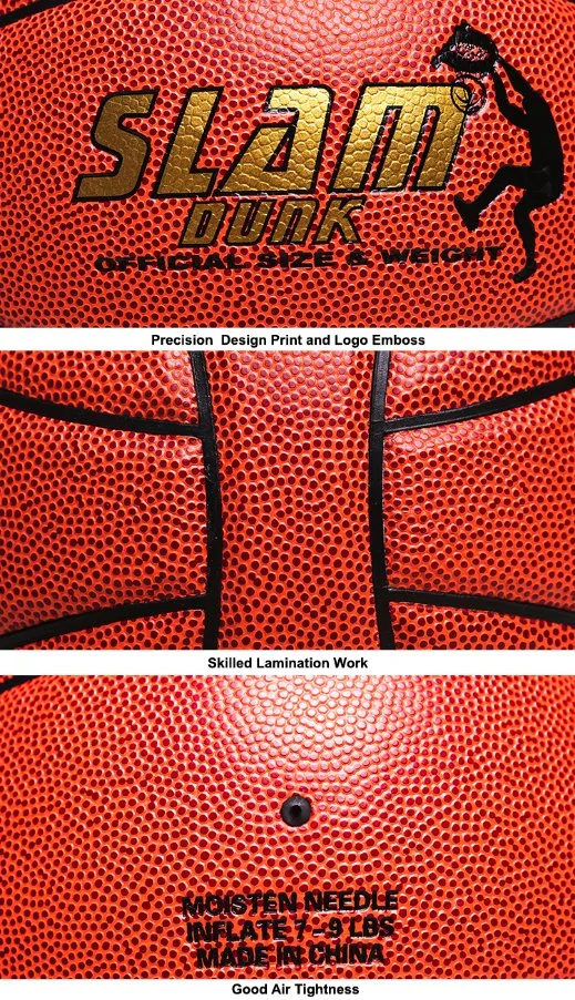 Superior Quality PU Standard Size Weight Basketball