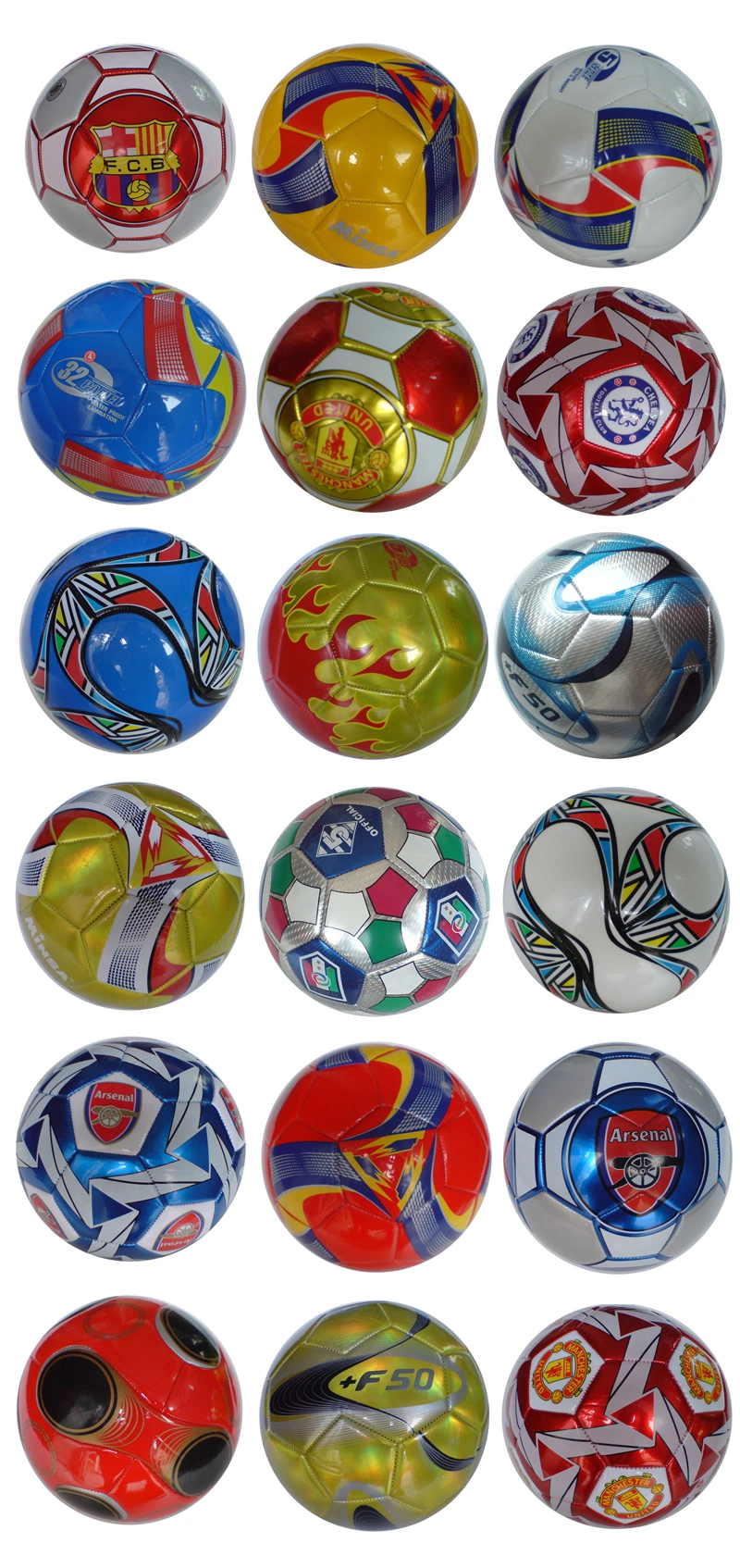 Soccer Ball Size 3 Size 4 Size 5 Official Match Weight Traditional Football for Training Youth and Adult Soccer Players