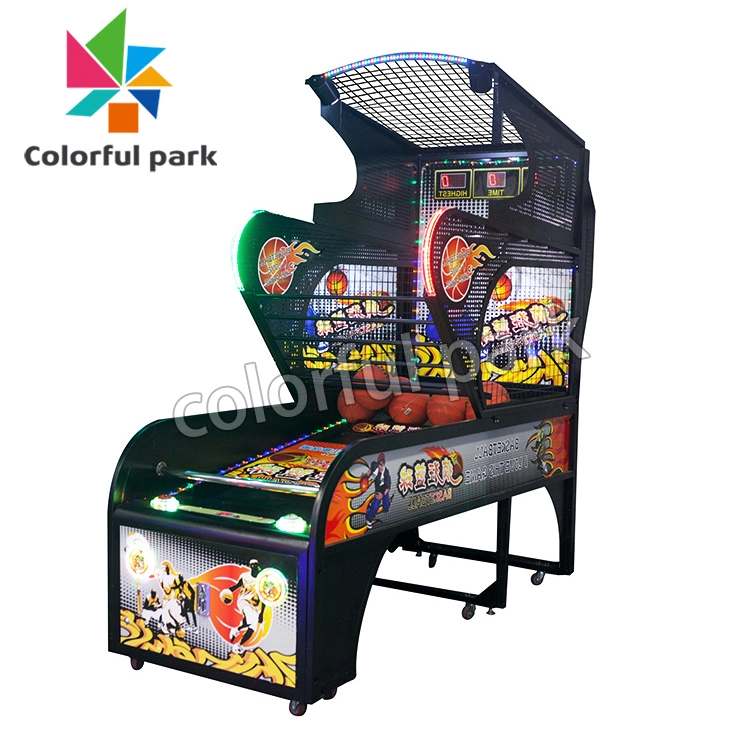 Colorful Park Indoor Luxury Adult Sport Basketball Machine Kiddie Sport Basketball Arcade Game