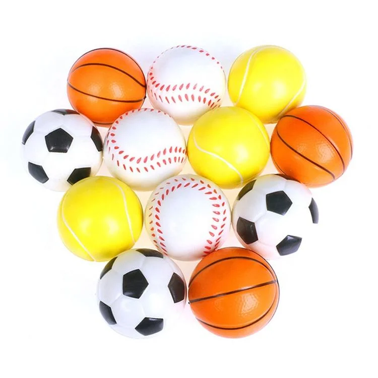 Wholesale PU Basketball Football Rugby Memory Foam Anti Stress Ball on Sale