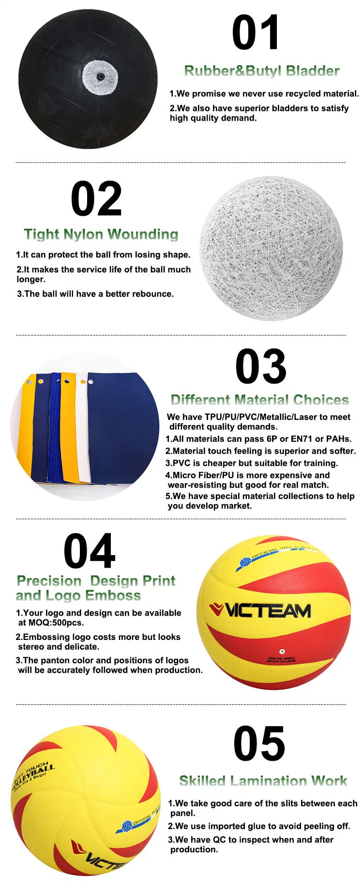 Standard Size 5 4 Branded Tournament Volleyball