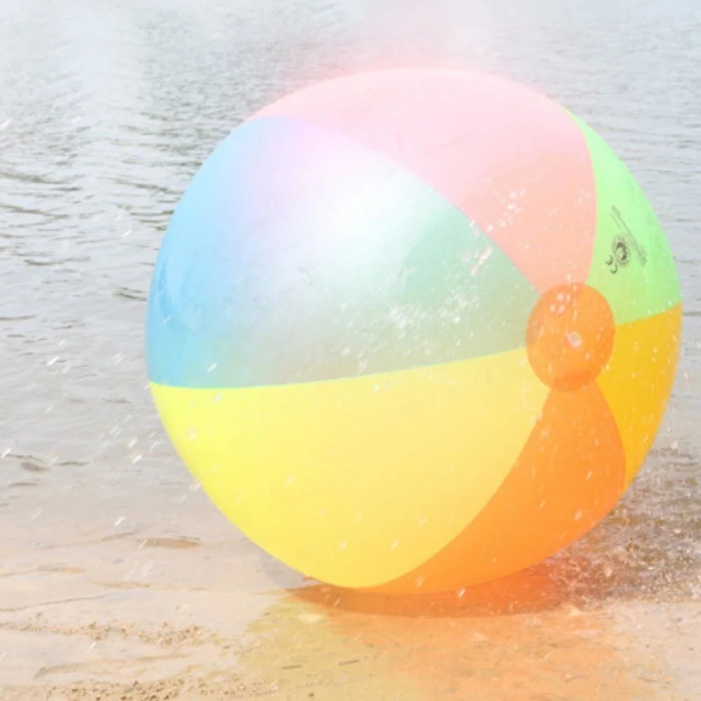 Water Volleyball Football Outdoor Three-Color Thickened PVC Giant Colorful Inflatable Beach Ball Wyz19810
