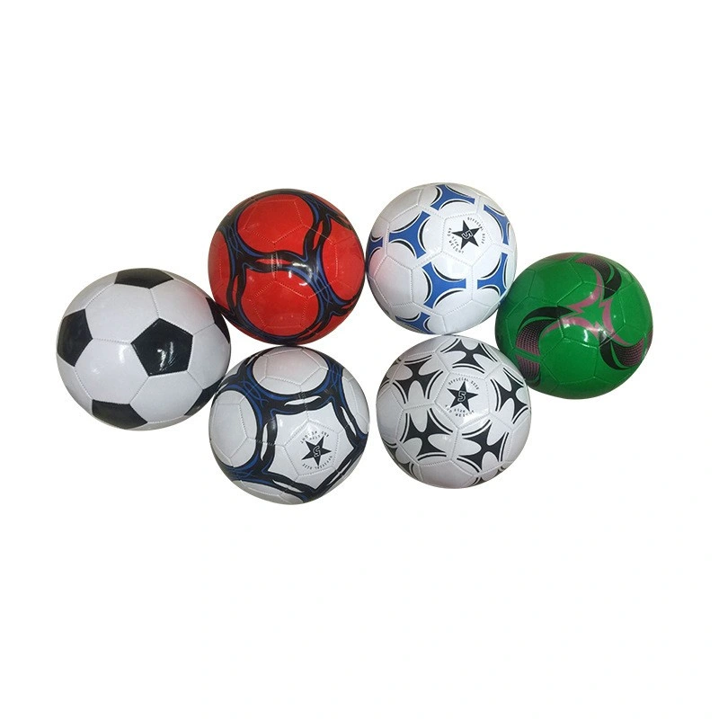 Custom Official Size 1-7 Machine Seam PU PVC TPU Football Soccer Ball