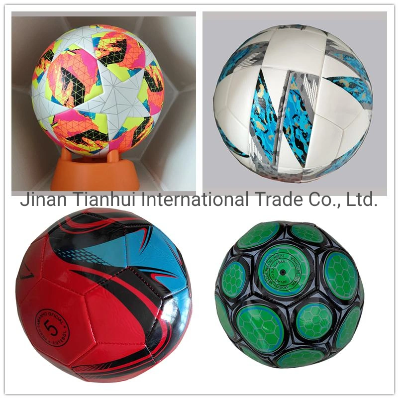 Professional Soccer Balls Standard Size 5 Size 4 Machine-Stitched PU