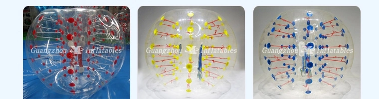 Color Dots Football Bump Bubble Fussball Bubble Soccer Bumper Ball