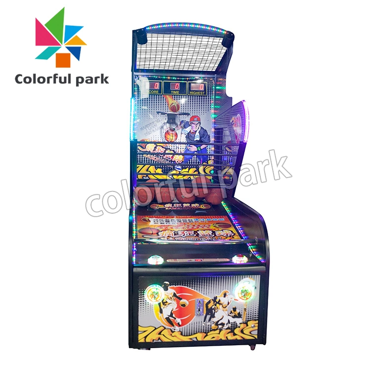 Colorful Park Indoor Luxury Adult Sport Basketball Machine Kiddie Sport Basketball Arcade Game