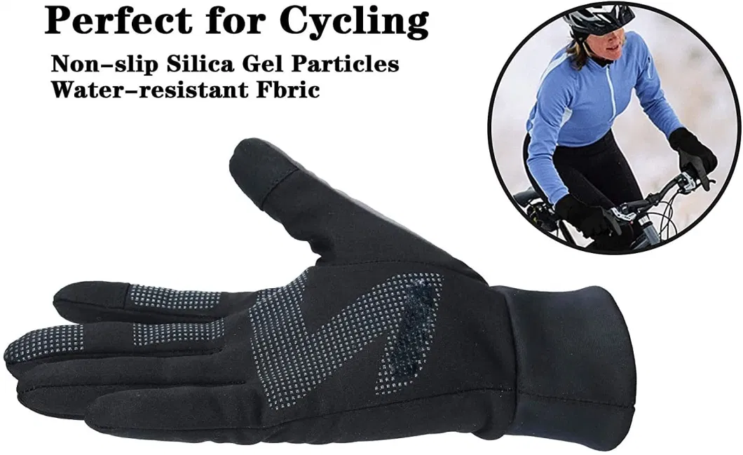 Winter Warm Gloves Touchscreen Anti-Slip Windproof Thermal Gifts Hourse Riding Gloves