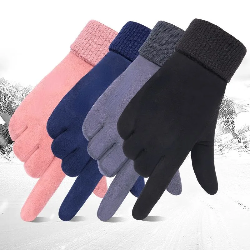 New Autumn and Winter Warm and Thick Outdoor Sports Ski Riding Gloves