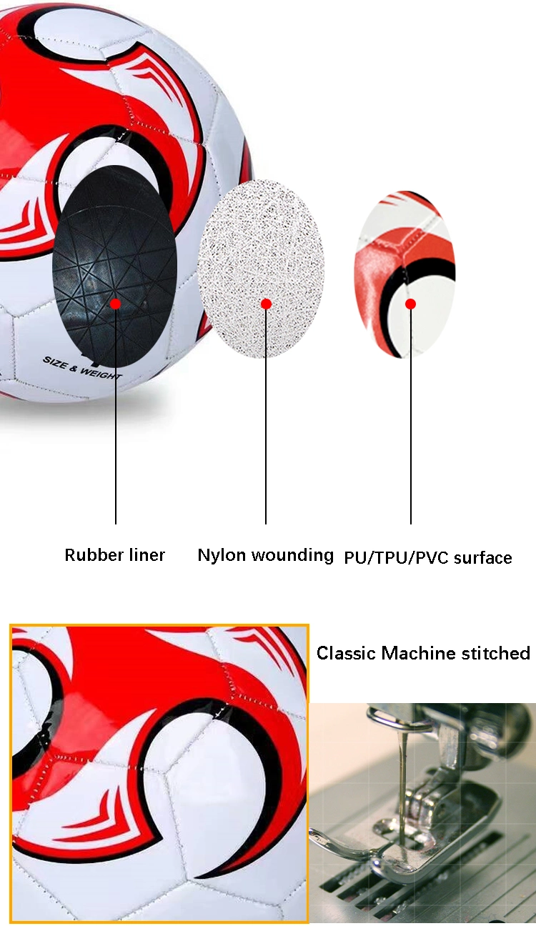 Sporting Ball Cheap 32 Panels Custom Printed Customized Photo PVC Football Soccer Balls