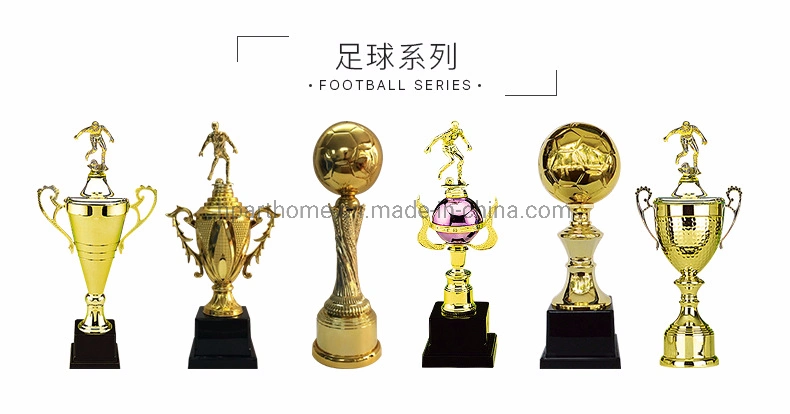 Custom Sport Football Game Resin Trophy Award Crystal Soccer Ball