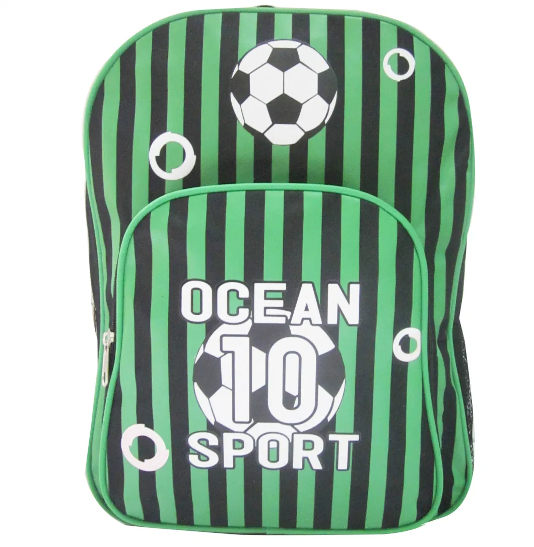 New Stylish Sports Striped Printed Soccer Ball School Bags