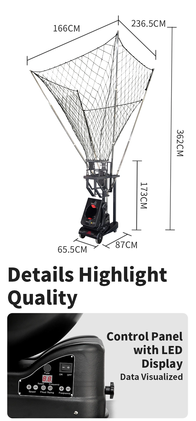 Factory Price Popular Style Siboasi Basketball Shooting Machine Ss-K6809p2 Using for Adults Training Skill