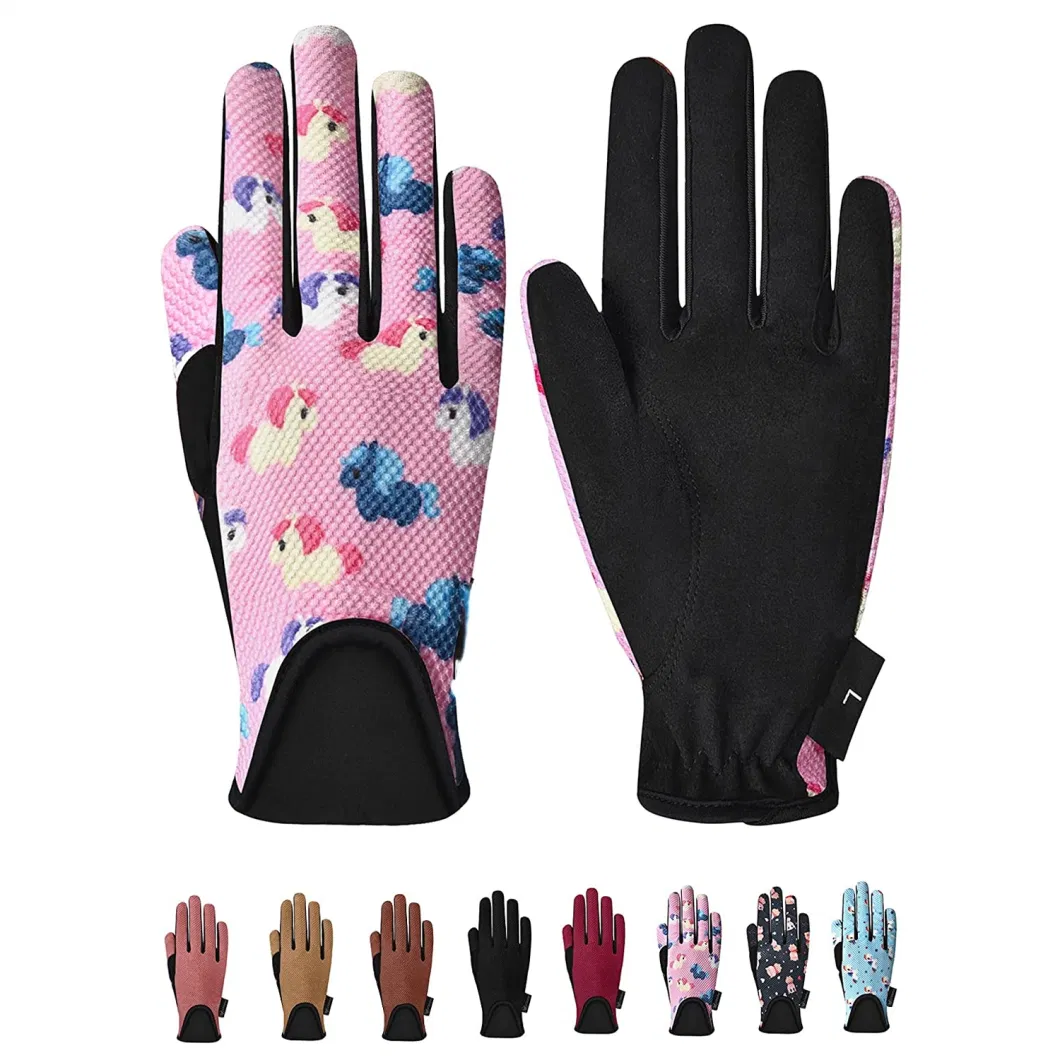 Horseback Gloves for Youth Children Boys Girls