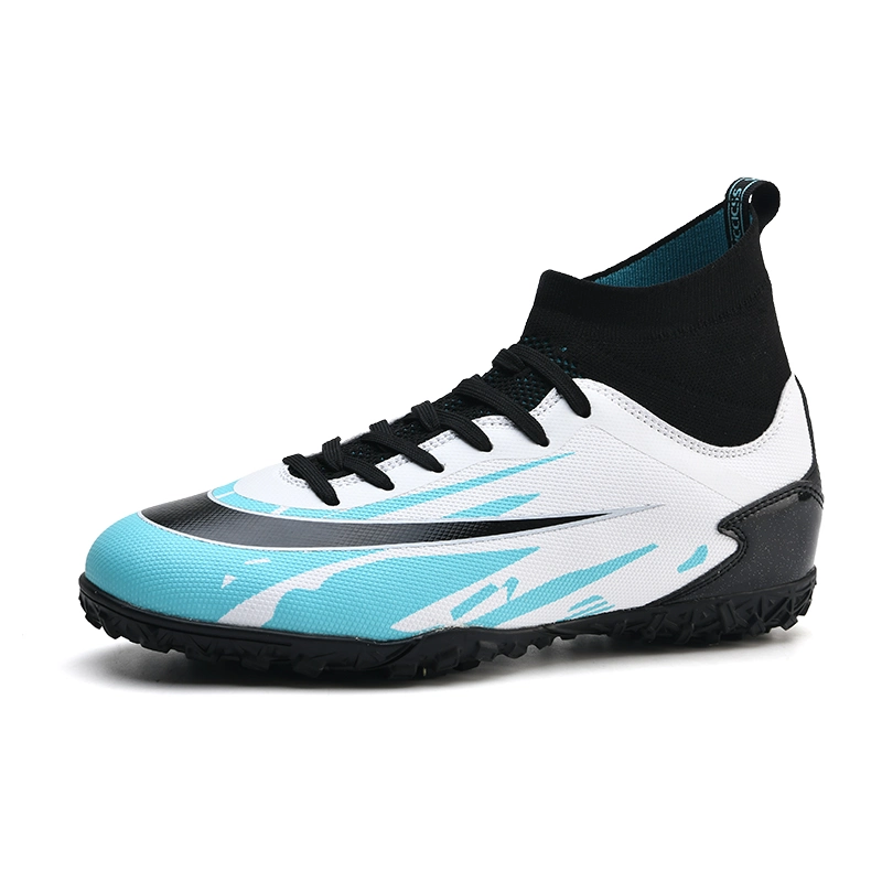 Customize Men Cleats Football Boots High Top Soccer Boots Sneakers Shoes Turf Futsal Outdoor