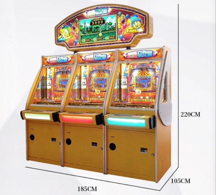 Colorful Park Indoor Mini Euro Arcade Redemption Casino Coin Operated Games Manufacturers Table Top Bonus Coin Pusher Game Machine