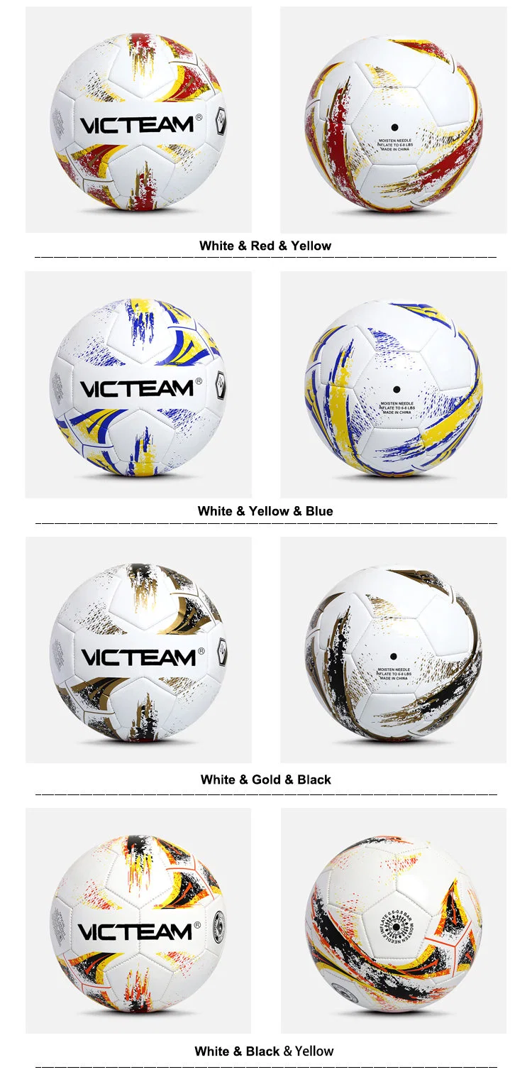 Custom Printed Promotional PVC Soccer Ball in Bulk