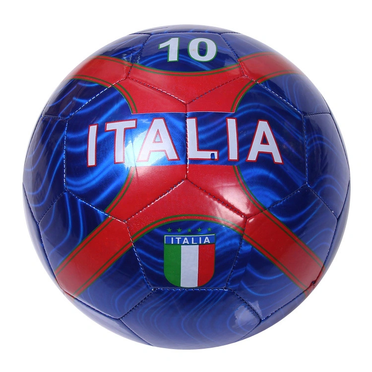 Promotional Ball Products Official Size 5 PU Leather Football Soccer for Sport Training