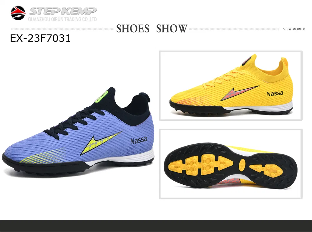 Men Rubber Outsole Training Sport Sneakers Football Futsal Indoor Soccer Shoes Ex-23f7031