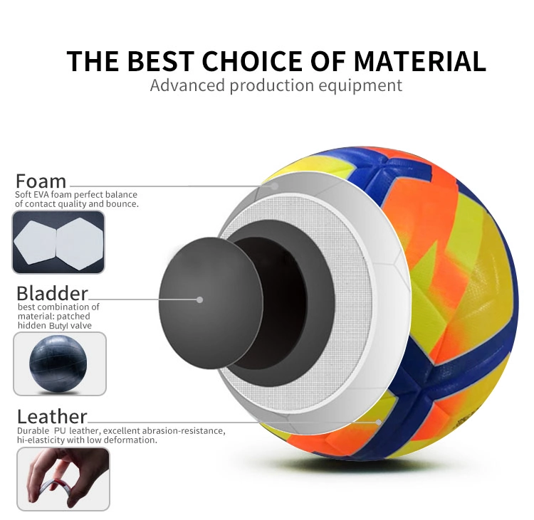 Custom Design Standard Size Weight Thermally Bonded Soccer Ball