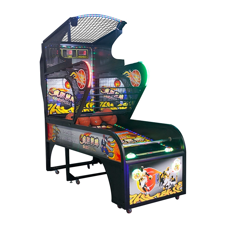 Colorful Park Playground Amusement Equipment Luxury Street Basketball Game Machine