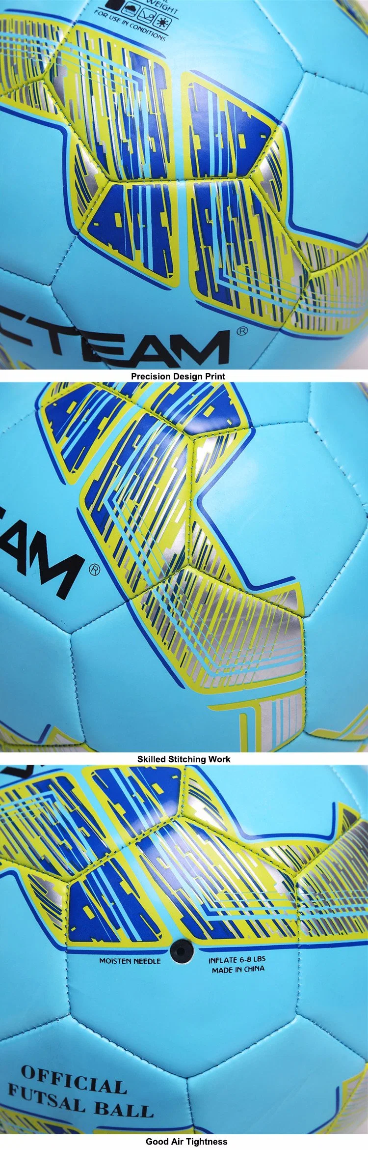 Abrasion-Resistant Custom Printed Logo Soccer Ball