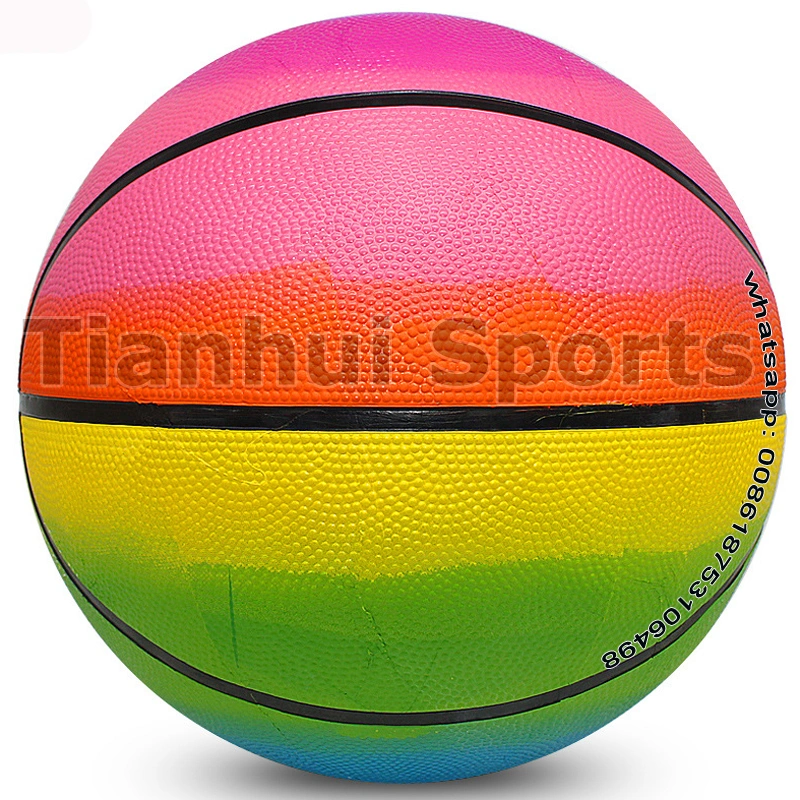 Hot Sale Customize Design Size 3 4 5 6 7 Rubber Basketball