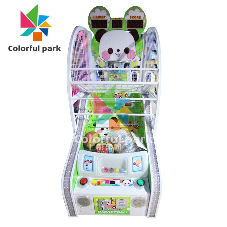 Colorful Park Arcade Basketball Game Machine Coin Operated Basketball Game Machine