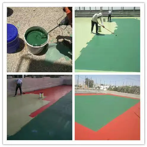Multi Purpose Spu Rubber Sports Flooring for Ball Game Court Flooring Surfacing
