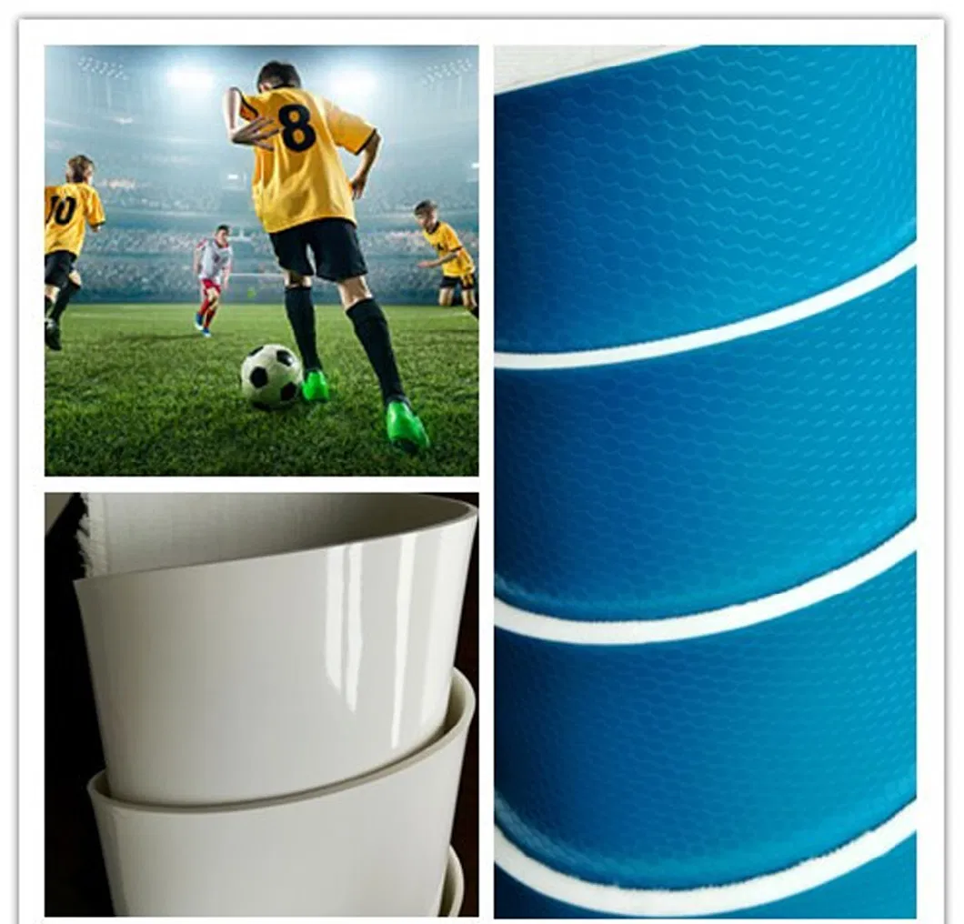 Mirror Pattern PU Synthetic Faux Leather for Soccer Ball Football Toy Ball