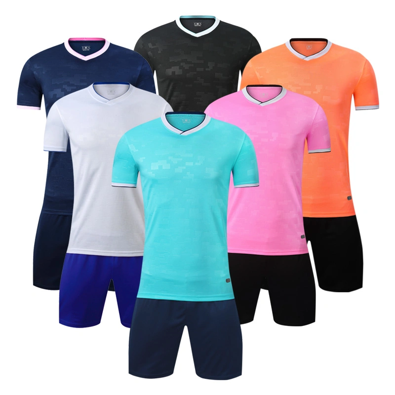 Factory Uniforms Sports Training Sports Apparel Adult and Children Pure Color Soccer Uniform Ball Quick-Drying Training Suit Soccer