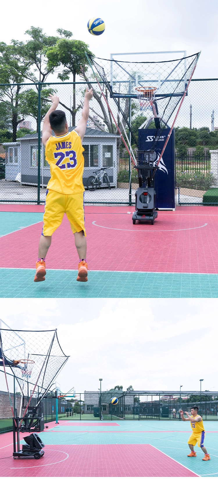 Factory Price Popular Style Siboasi Basketball Shooting Machine Ss-K6809p2 Using for Adults Training Skill