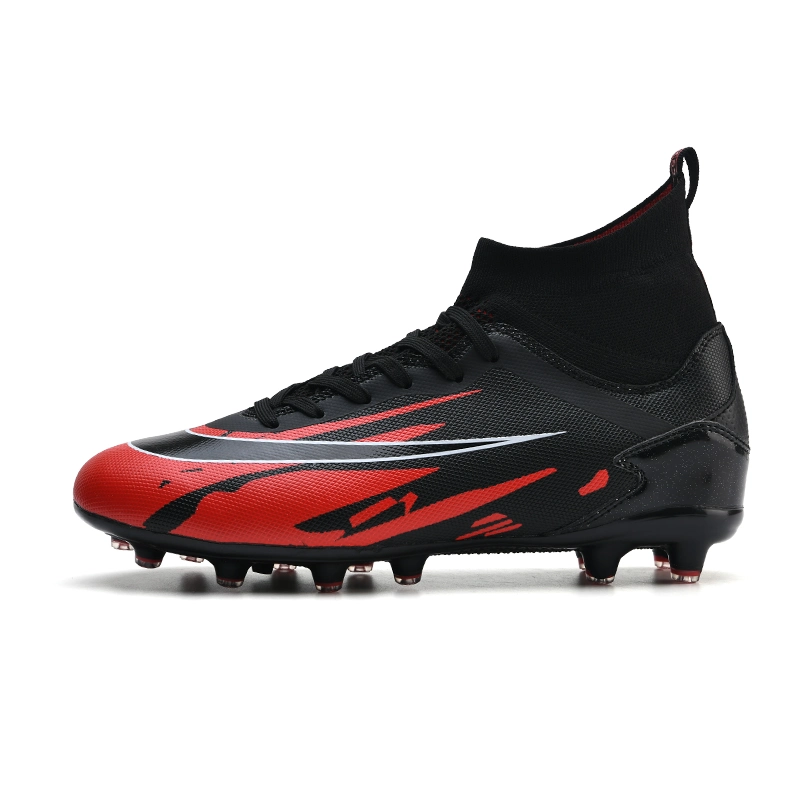 Factory Customize Men Cleats Football Boots High Top Soccer Boots S Turf Futsal Outdoor Soccer Shoes
