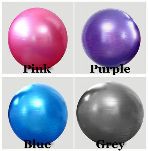 Custom Pilates Ball Low MOQ 75cm Scrub Surface Thickened Natural Rubber Explosion Proof Yoga Ball
