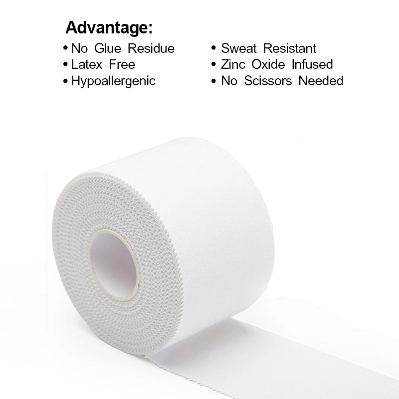 Free Samples Available CE FDA Certified Rayon Zinc Oxide Sports Tape