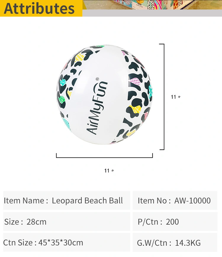 Inflatable Toy Balls PVC Soccer Ball Size Weight Plastic Ball