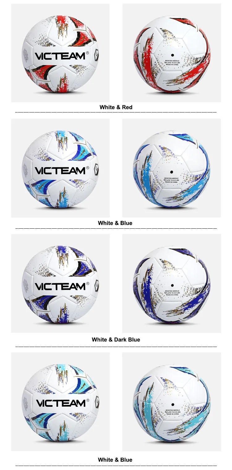 PVC Material Machine Stitched Football Soccer Ball