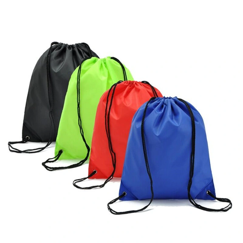 Wholesale Lightweight Drawstring Fitness Sports Polyester Training Basketball Backpack Bag