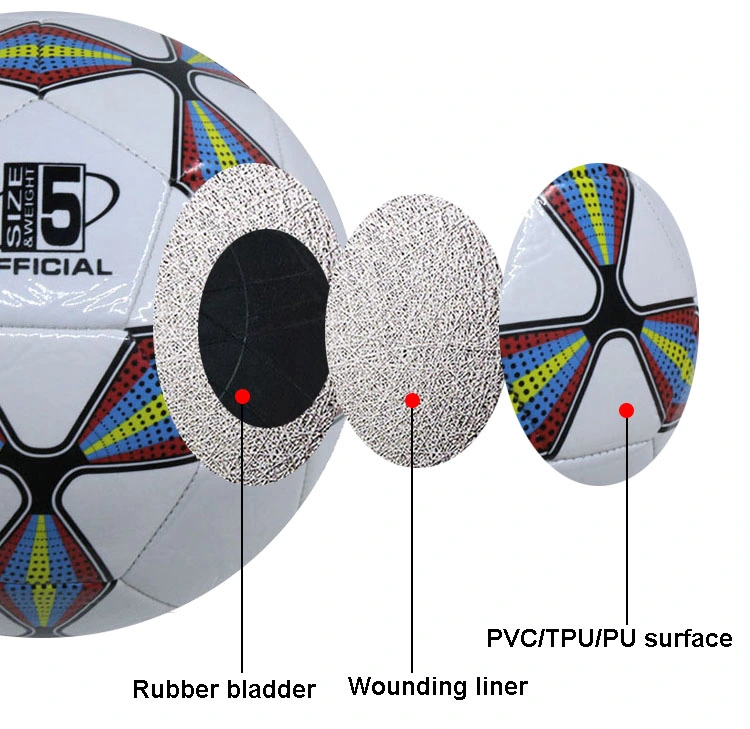 Promotional Gift Ball Soft PVC Size Five Soccer Ball