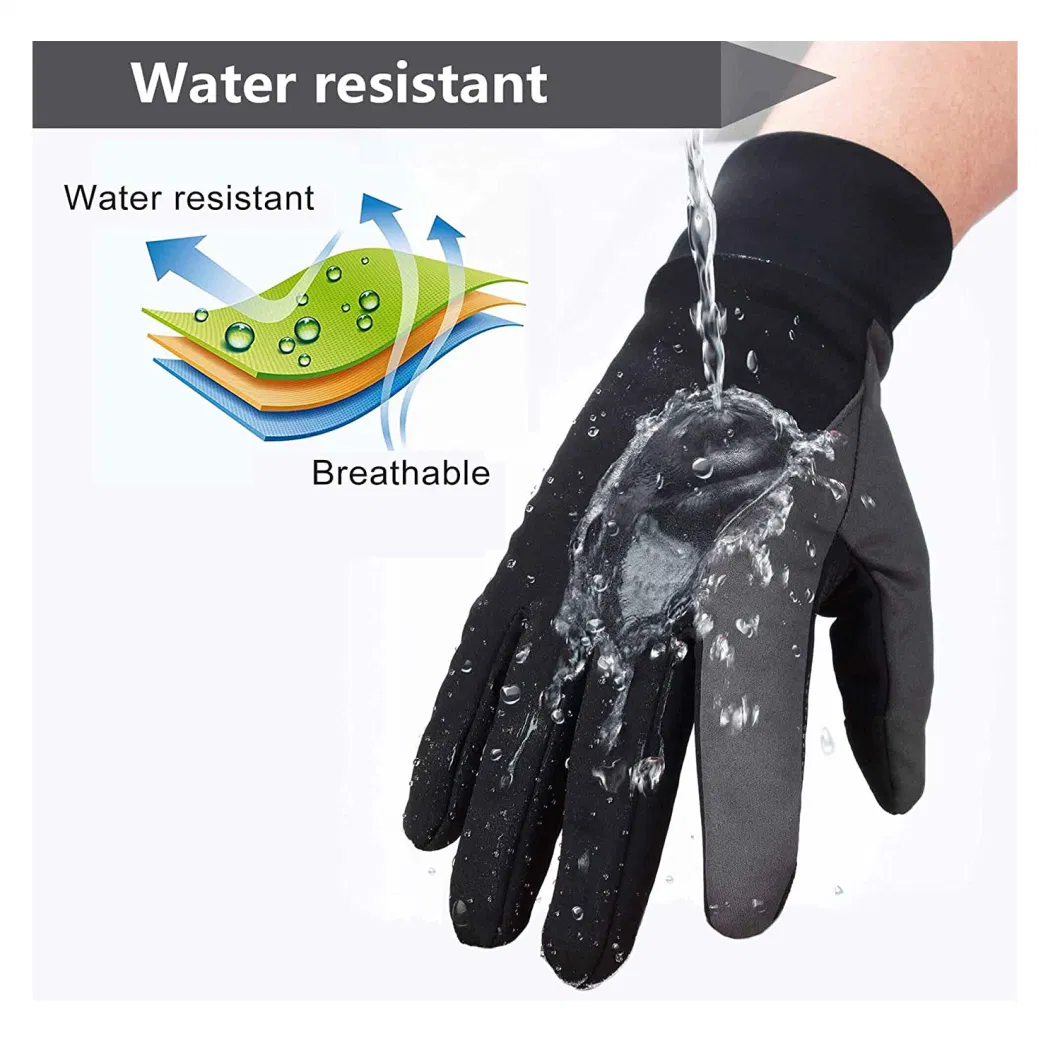 Winter Warm Gloves Touchscreen Anti-Slip Windproof Thermal Gifts Hourse Riding Gloves